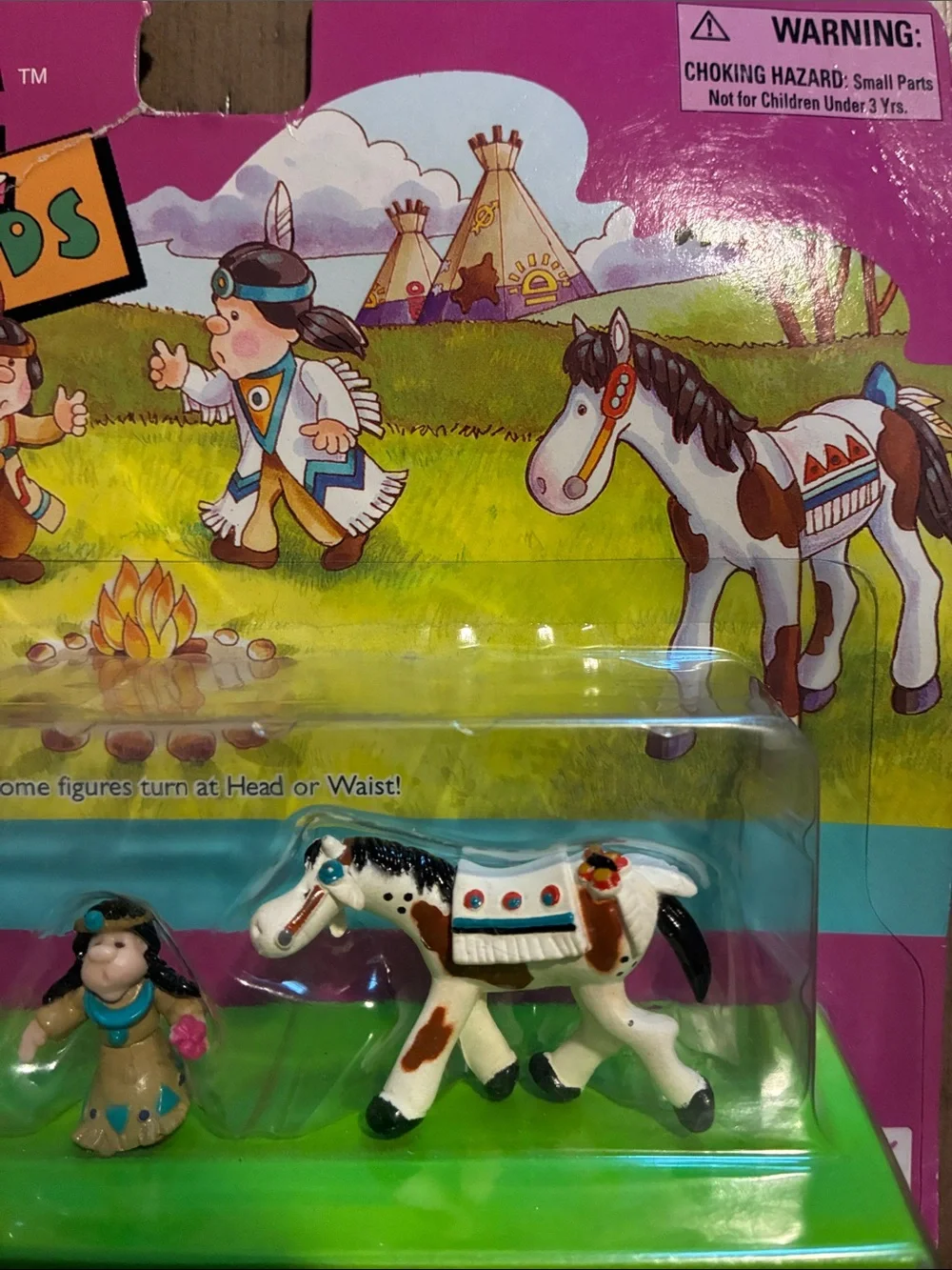 Callie ‘n Friends Indian Princess Toy Set 1995 RARE